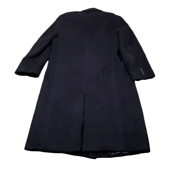 READ Ralph Ralph Lauren Wool Cashmere Coat Black Double Breasted Men's Size 42R - Picture 2 of 16